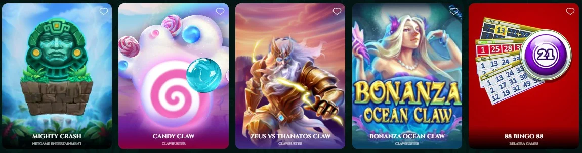 Tonyspins Casino Tischspiele